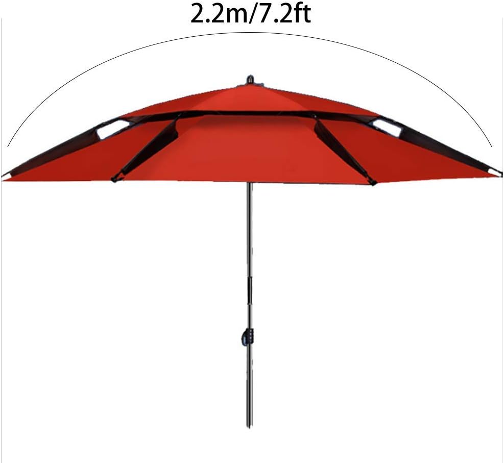 2.4m Cantilever Garden Parasol – UV Protective Octagonal Patio Sun Umbrella for Outdoor Terrace & Garden